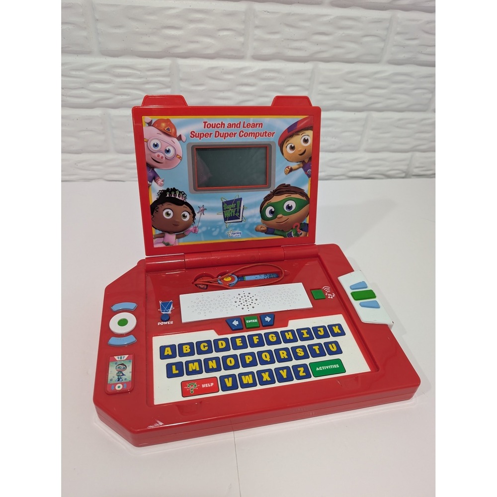 RARE Learning Curve Super Why Touch & Learn Super Duper Computer Tested & Works